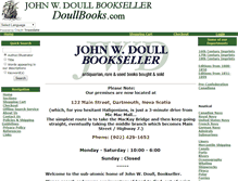 Tablet Screenshot of doullbooks.com